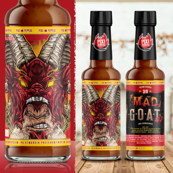 ostry sos chili Pixi Peppers Mad Goat Red